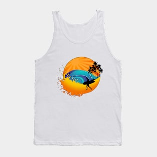 Surfer at Sunset Tank Top